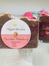 Load image into Gallery viewer, Chocolate Strawberry Artisan  Soap
